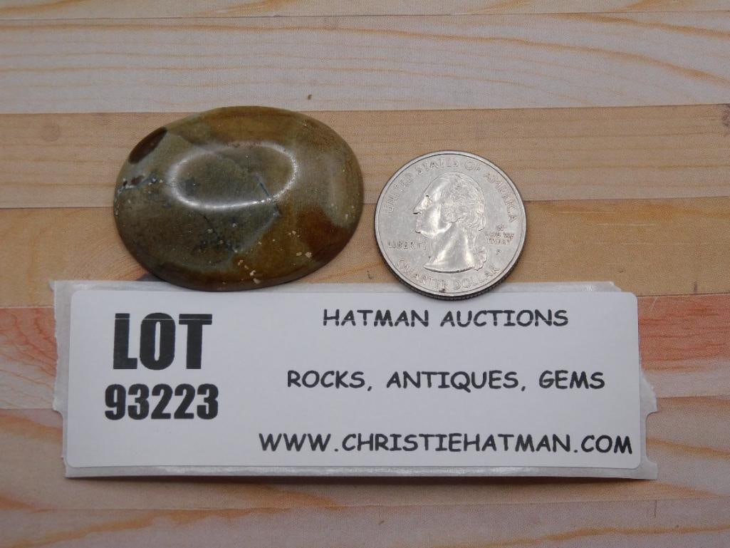 JASPER CABOCHON ROCK STONE LAPIDARY SPECIMEN: JASPER CABOCHON ROCK STONE LAPIDARY SPECIMEN