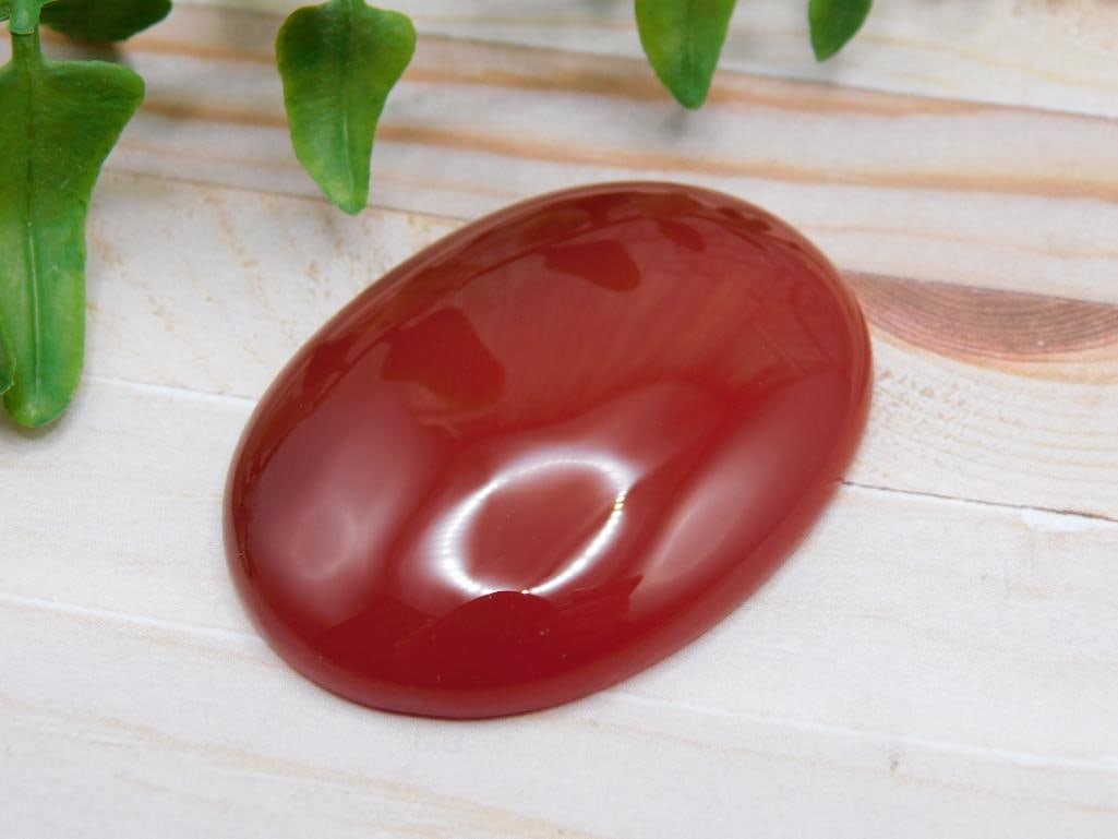 CARNELIAN CABOCHON ROCK STONE LAPIDARY SPECIMEN (1 of 2)