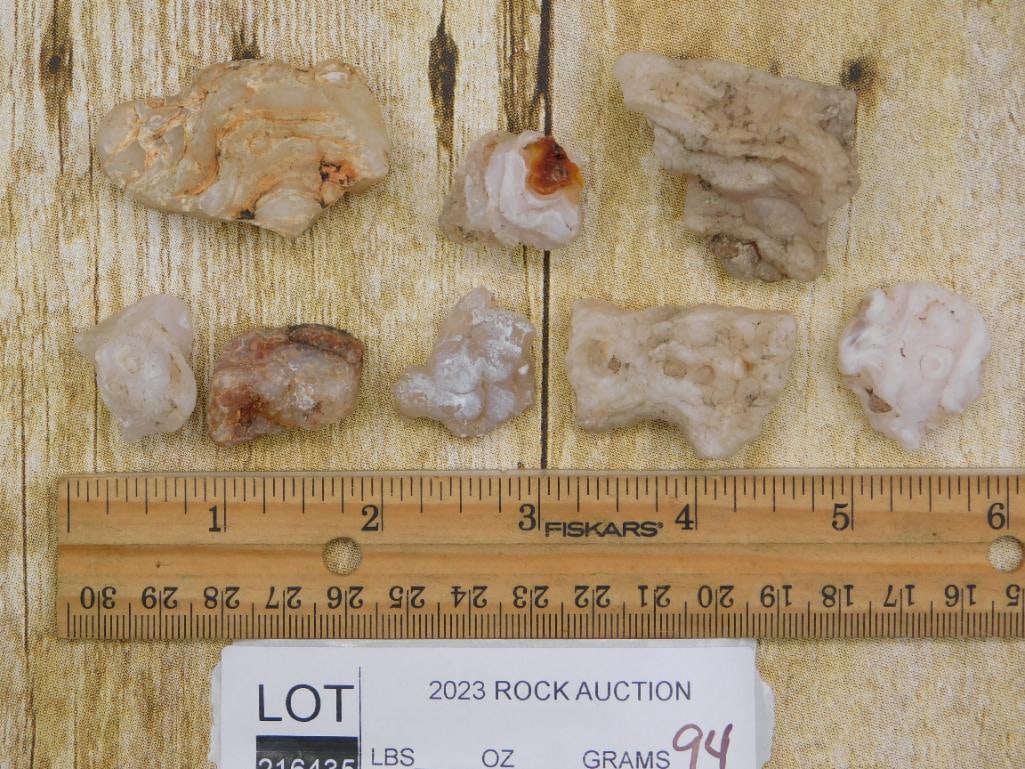 FIRE AGATE ROCK STONE LAPIDARY SPECIMEN - 3