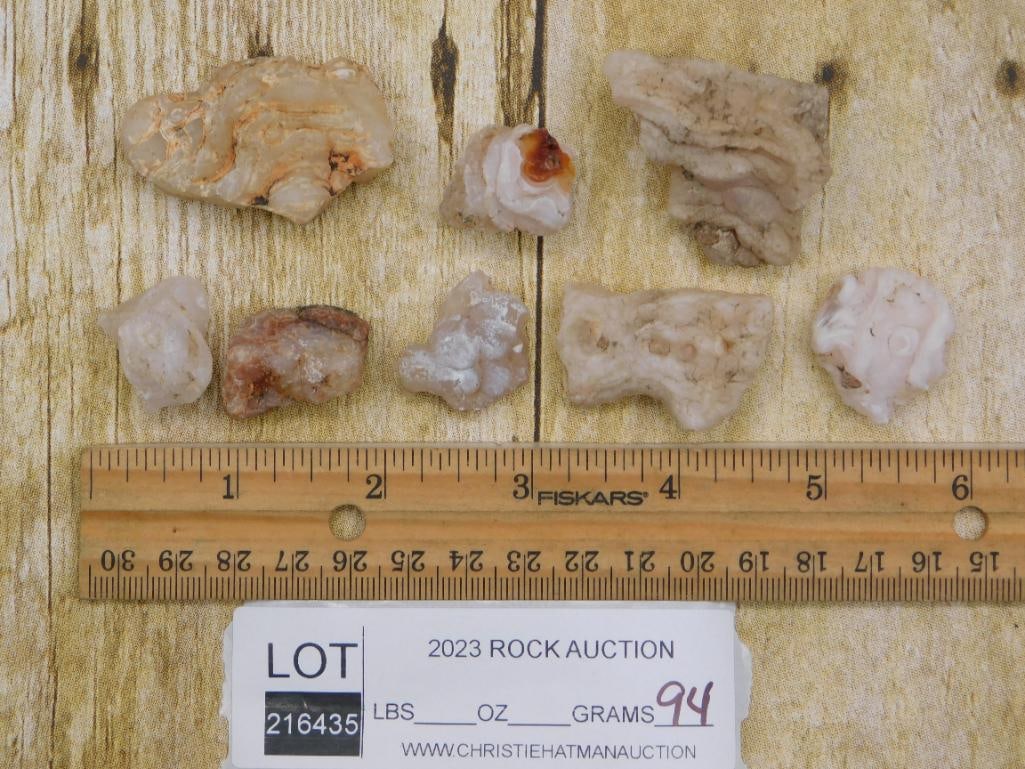 FIRE AGATE ROCK STONE LAPIDARY SPECIMEN - 4