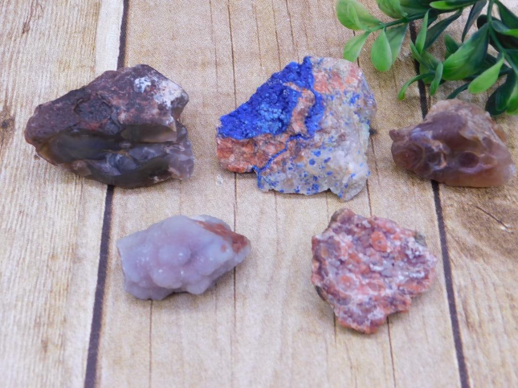MIXED ROUGH LOT ROCK STONE LAPIDARY SPECIMEN (1 of 2)