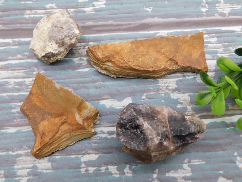 MIXED ROUGH ROCK ROCK STONE LAPIDARY SPECIMEN: WELCOME TO HATMAN AUCTIONS! SPECIAL NOTICE: Please see photos for measurements and descriptions. ***Yes, we have in house shipping with MANY REPEAT CUSTOMERS because of our streamlined service. ****We