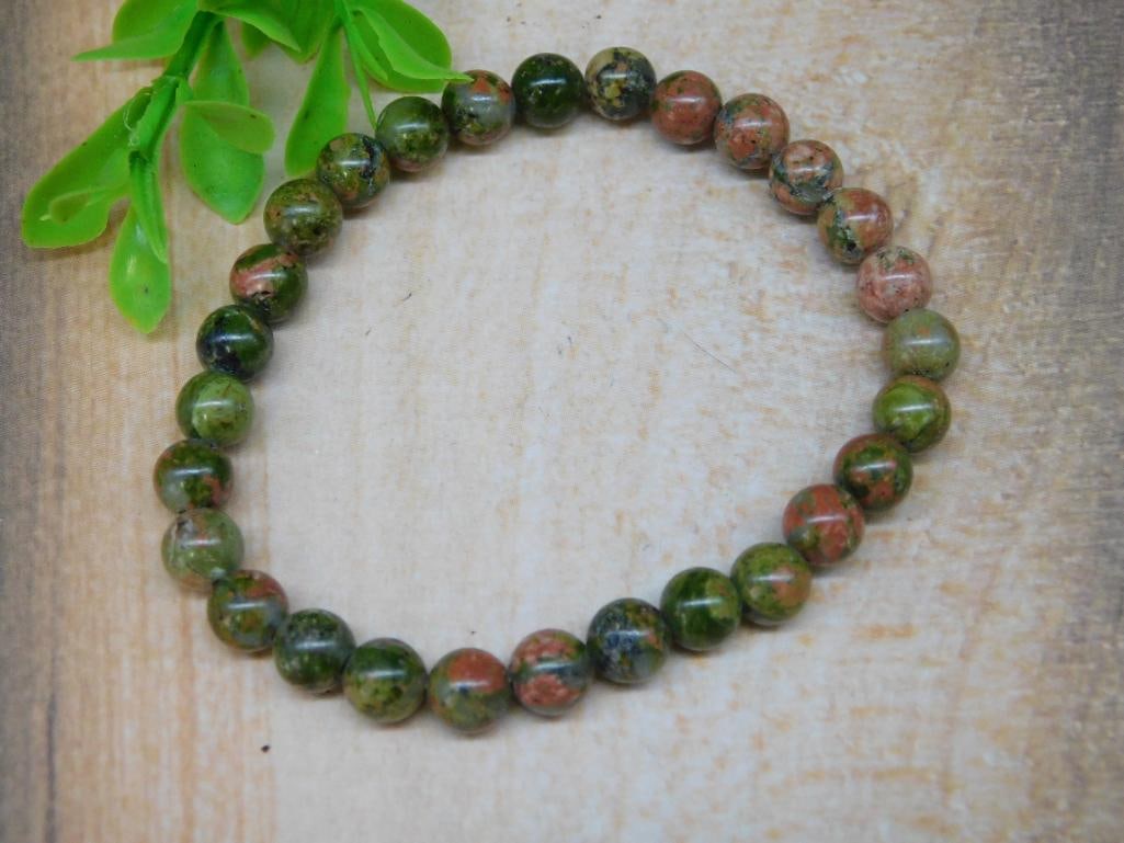 GENUINE STONE BEADED BRACELET ROCK STONE LAPIDARY SPECIMEN (1 of 2)