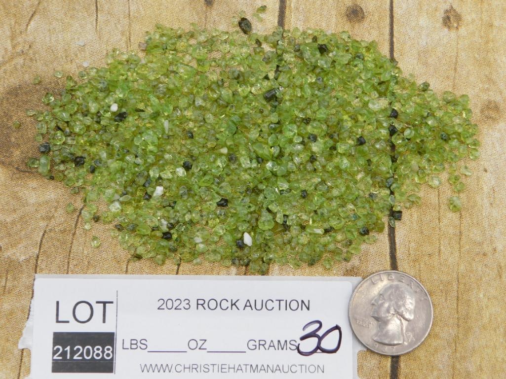 PERIDOT ROCK STONE LAPIDARY SPECIMEN - 2