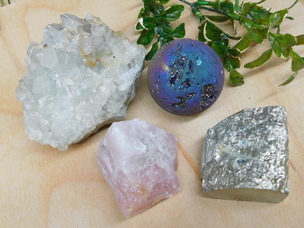 MIXED LOT ROCK STONE LAPIDARY SPECIMEN: MIXED LOT ROCK STONE LAPIDARY SPECIMEN