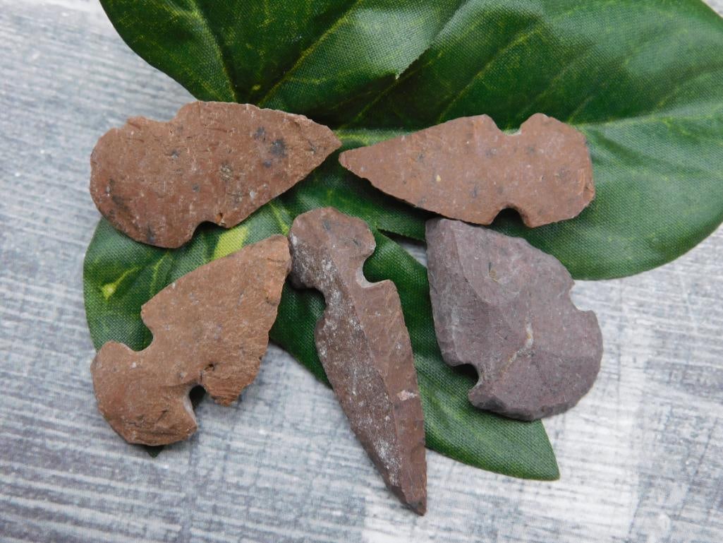 HAND KNAPPED ARTIFACT TOOLS ROCK STONE LAPIDARY SPECIMEN (1 of 2)