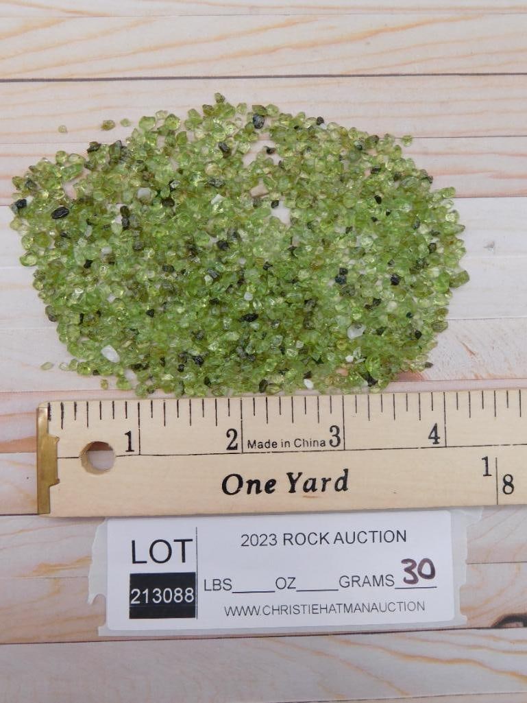 PERIDOT ROCK STONE LAPIDARY SPECIMEN - 2