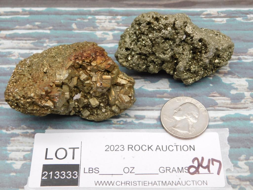 PYRITE ROCK STONE LAPIDARY SPECIMEN - 2