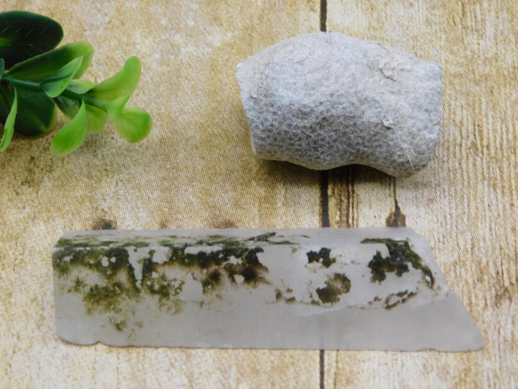 MIXED LOT ROCK STONE LAPIDARY SPECIMEN: MIXED LOT ROCK STONE LAPIDARY SPECIMEN — Part of our Discover Hidden Harbor, Crystals and Gems auction at HATMAN'S Auctions! Please see photos for measurements and condition. YES, we have in-house