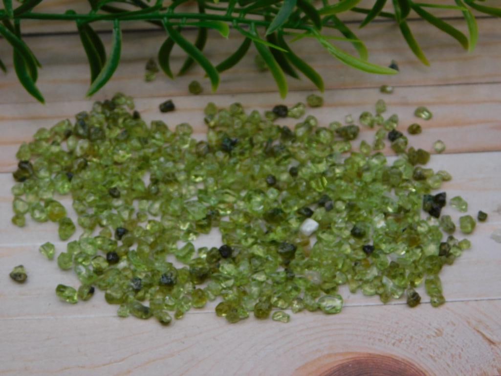 PERIDOT ROCK STONE LAPIDARY SPECIMEN: PERIDOT ROCK STONE LAPIDARY SPECIMEN — Part of our Discover Hidden Harbor, Crystals and Gems auction at HATMAN'S Auctions! Please see photos for measurements and condition. YES, we have in-house