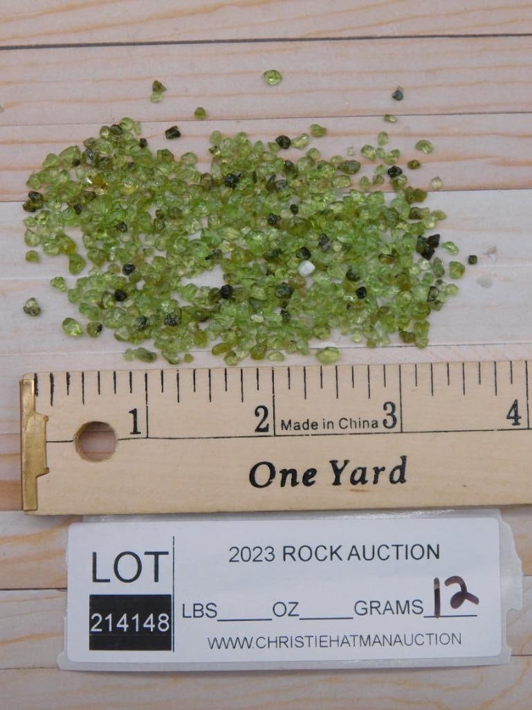 PERIDOT ROCK STONE LAPIDARY SPECIMEN - 2