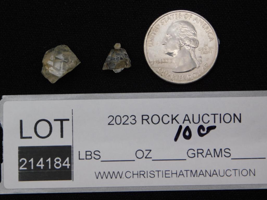 HERKIMER DIAMONDS ROCK STONE LAPIDARY SPECIMEN - 2