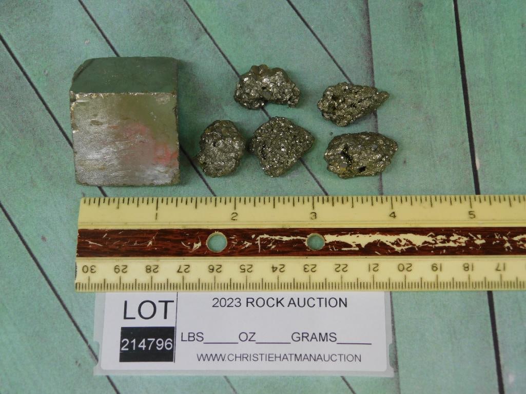PYRITE ROCK STONE LAPIDARY SPECIMEN - 2