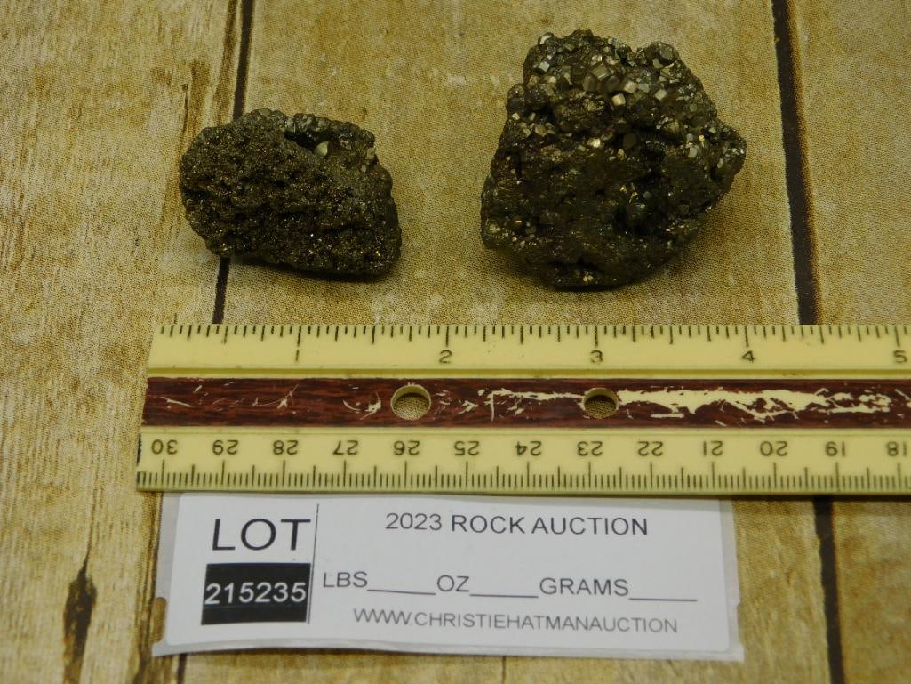 PYRITE ROCK STONE LAPIDARY SPECIMEN - 2