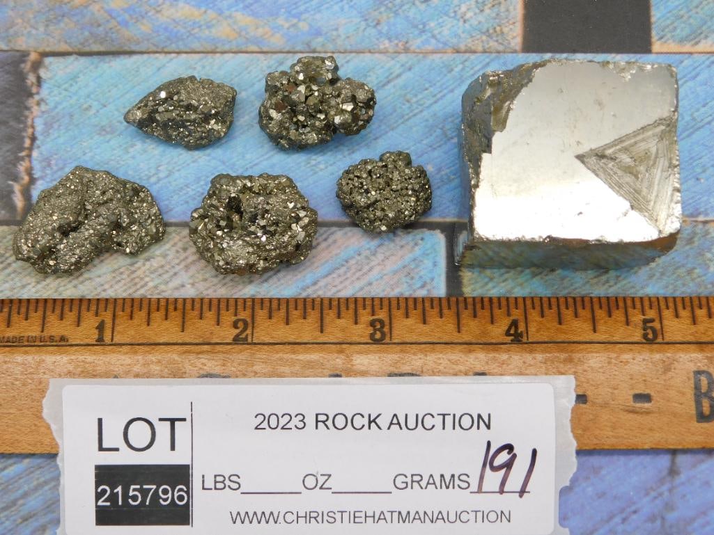 PYRITE ROCK STONE LAPIDARY SPECIMEN - 2
