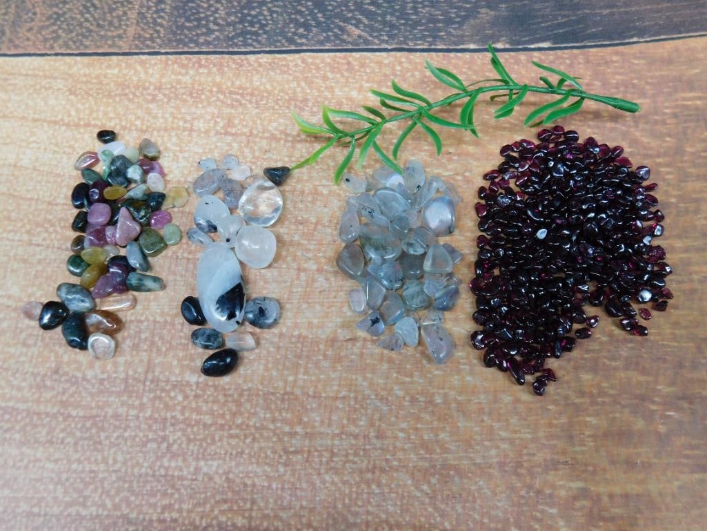 MIXED GEMSTONE ROCK STONE LAPIDARY SPECIMEN: MIXED GEMSTONE ROCK STONE LAPIDARY SPECIMEN — Part of our Discover Hidden Harbor, Crystals and Gems auction at HATMAN'S Auctions! Please see photos for measurements and condition. YES, we have