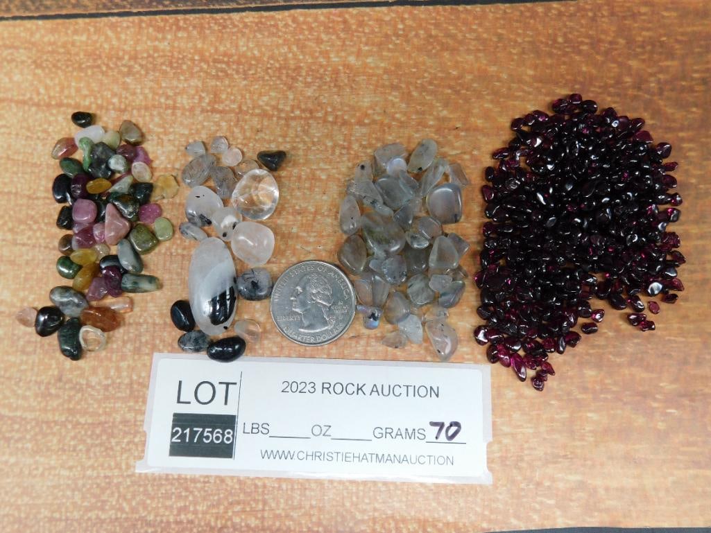 MIXED GEMSTONE ROCK STONE LAPIDARY SPECIMEN - 2