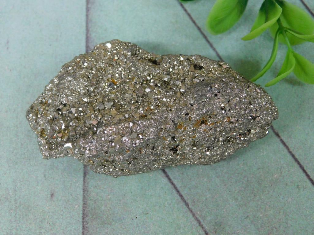PYRITE ROCK STONE LAPIDARY SPECIMEN: PYRITE ROCK STONE LAPIDARY SPECIMEN - Part of our Discover Golden Attic, Crystals and Gems auction at HATMAN'S Auctions! Please see photos for measurements and condition. YES, we have in-house