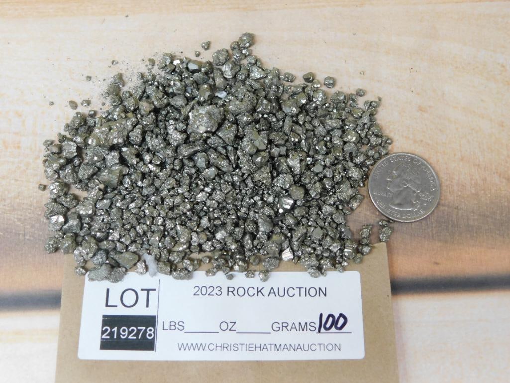 PYRITE ROCK STONE LAPIDARY SPECIMEN - 2