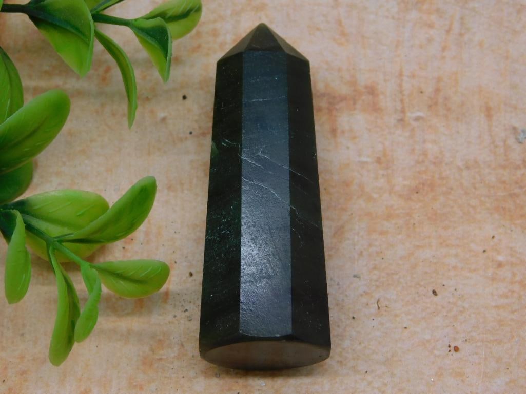 STONE OBELISK ROCK STONE LAPIDARY SPECIMEN: STONE OBELISK ROCK STONE LAPIDARY SPECIMEN - Part of our Discover Golden Attic, Crystals and Gems auction at HATMAN'S Auctions! Please see photos for measurements and condition. YES, we have in-house