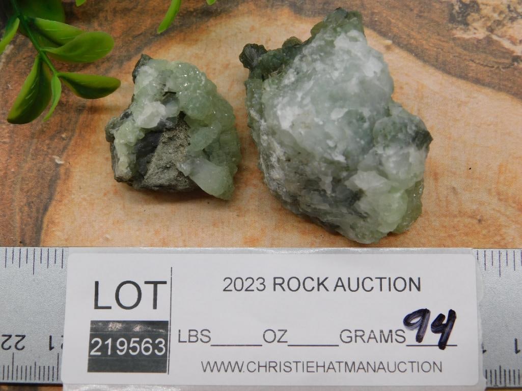 PREHNITE ROCK STONE LAPIDARY SPECIMEN - 2