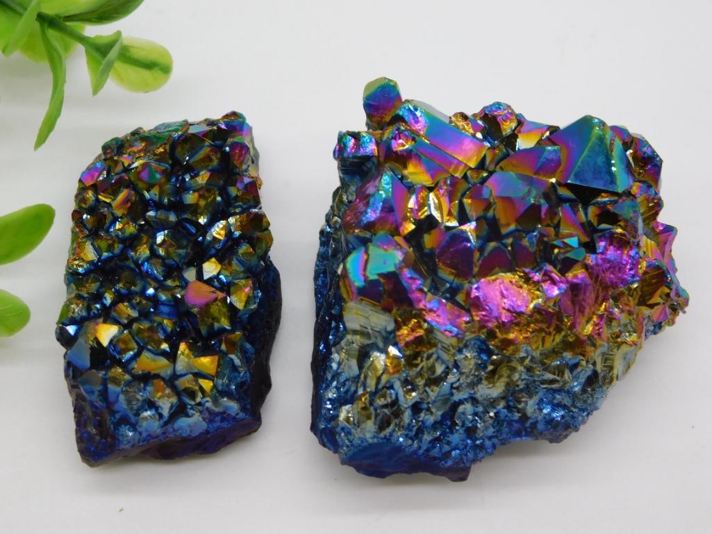 TITANIUM AMETHYST ROCK STONE LAPIDARY SPECIMEN: TITANIUM AMETHYST ROCK STONE LAPIDARY SPECIMEN - Part of our Discover Golden Attic, Crystals and Gems auction at HATMAN'S Auctions! Please see photos for measurements and condition. YES, we have