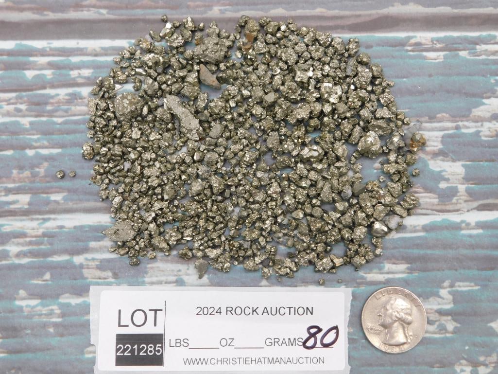 PYRITE ROCK STONE LAPIDARY SPECIMEN - 2