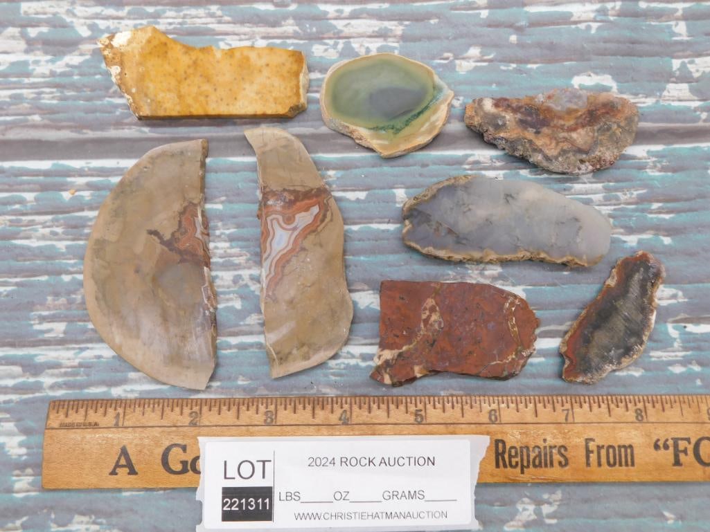 SLABS ROCK STONE LAPIDARY SPECIMEN - 2