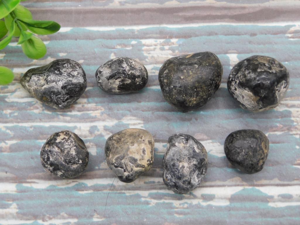 APACHE TEARS ROCK STONE LAPIDARY SPECIMEN: APACHE TEARS ROCK STONE LAPIDARY SPECIMEN - Part of our Discover Golden Attic, Crystals and Gems auction at HATMAN'S Auctions! Please see photos for measurements and condition. YES, we have in-house s