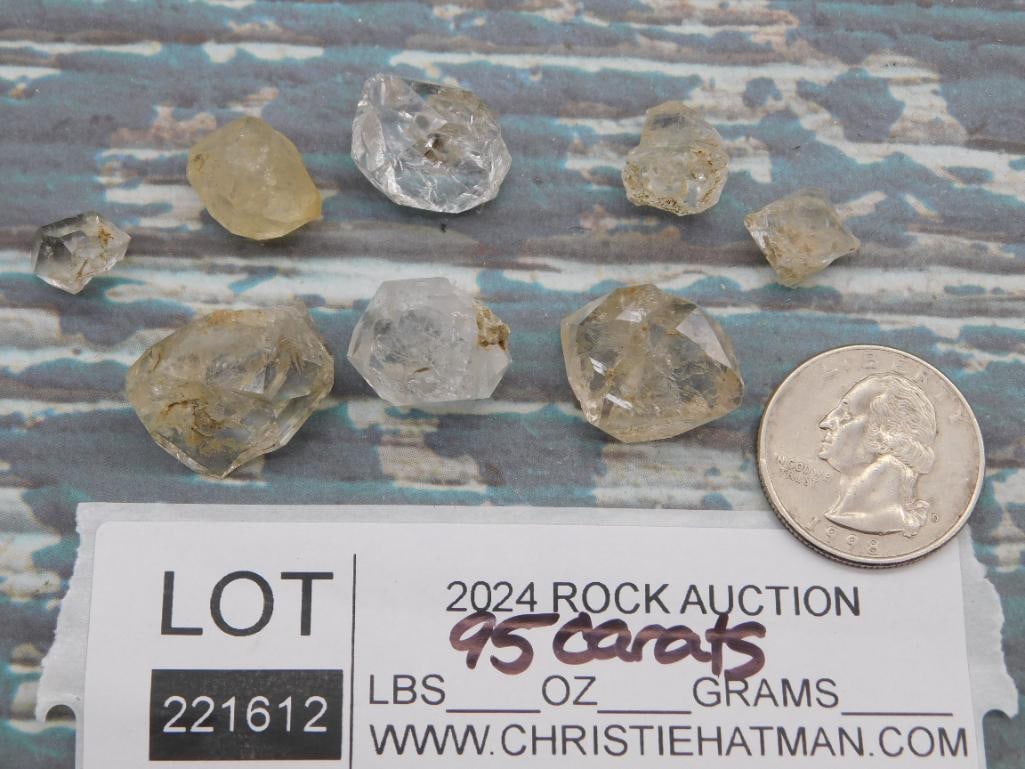 HERKIMER DIAMONDS ROCK STONE LAPIDARY SPECIMEN - 2