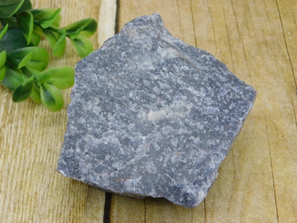 BLUE QUARTZ ROCK STONE LAPIDARY SPECIMEN: BLUE QUARTZ ROCK STONE LAPIDARY SPECIMEN - Part of our Discover Golden Attic, Crystals and Gems auction at HATMAN'S Auctions! Please see photos for measurements and condition. YES, we have in-house