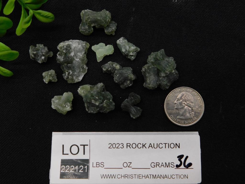 PREHNITE ROCK STONE LAPIDARY SPECIMEN - 2
