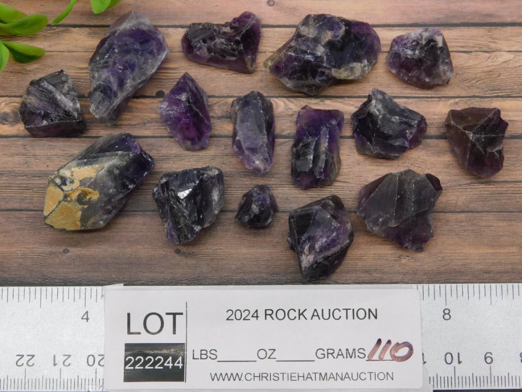 AMETHYST ROCK STONE LAPIDARY SPECIMEN - 2
