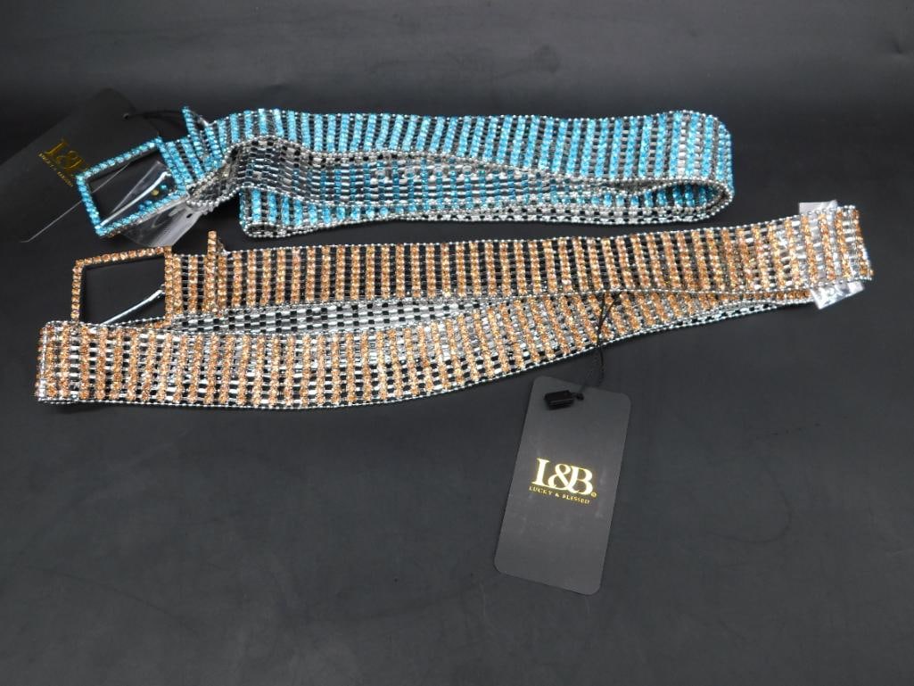 BELTS: BELTS - Part of our Discover Golden Attic, Crystals and Gems auction at HATMAN'S Auctions! Please see photos for measurements and condition. YES, we have in-house shipping! We have MANY REPEAT CUSTOME