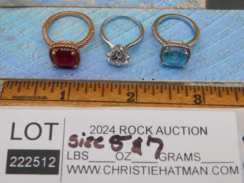 STONE RINGS ROCK STONE LAPIDARY SPECIMEN: STONE RINGS ROCK STONE LAPIDARY SPECIMEN - Part of our Discover Golden Attic, Crystals and Gems auction at HATMAN'S Auctions! Please see photos for measurements and condition. YES, we have in-house sh