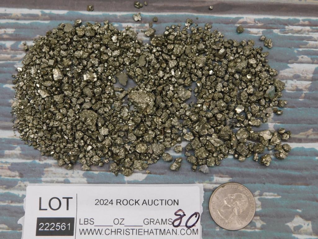 PYRITE ROCK STONE LAPIDARY SPECIMEN - 2