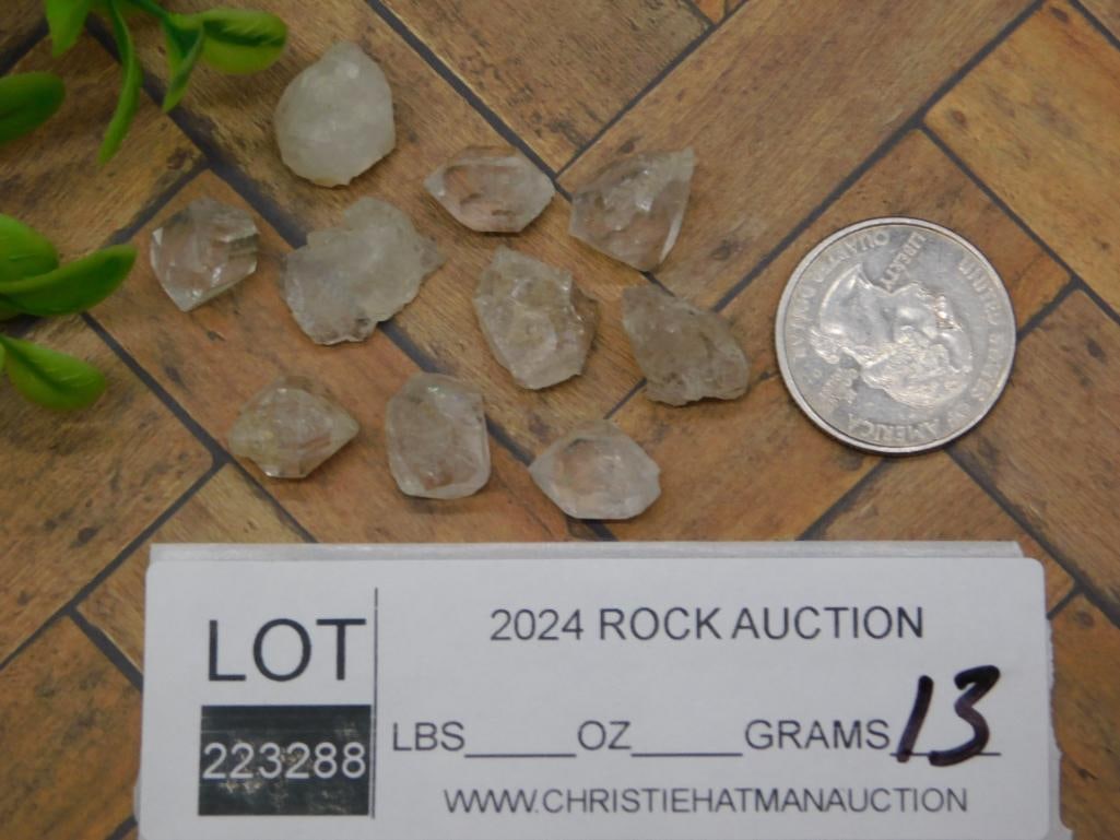 HERKIMER DIAMONDS ROCK STONE LAPIDARY SPECIMEN - 2