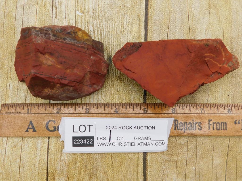 RED JASPER ROCK STONE LAPIDARY SPECIMEN - 2