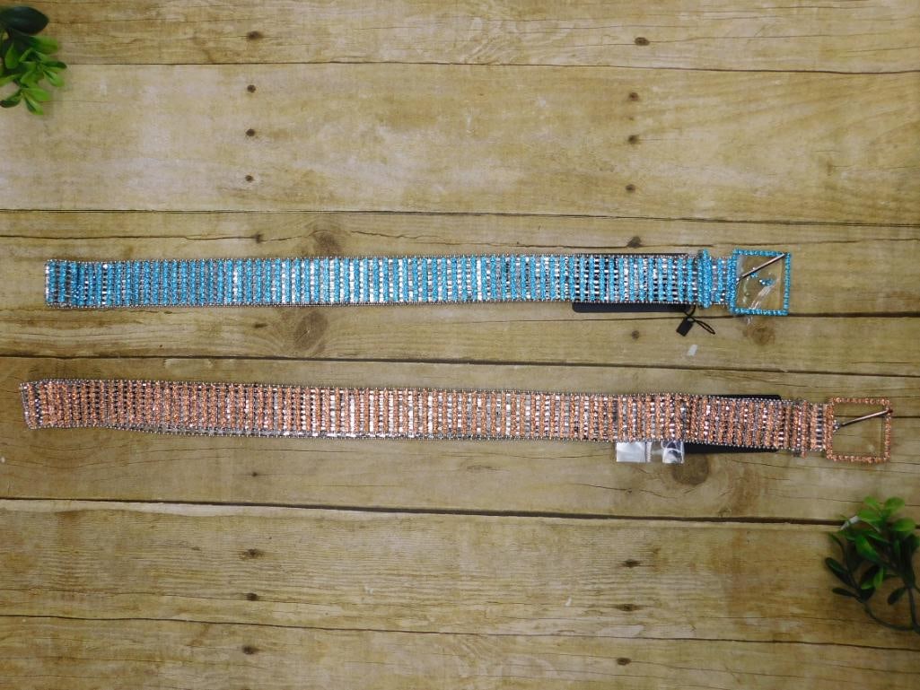BELTS: BELTS - Part of our Discover Golden Attic, Crystals and Gems auction at HATMAN'S Auctions! Please see photos for measurements and condition. YES, we have in-house shipping! We have MANY REPEAT CUSTOME