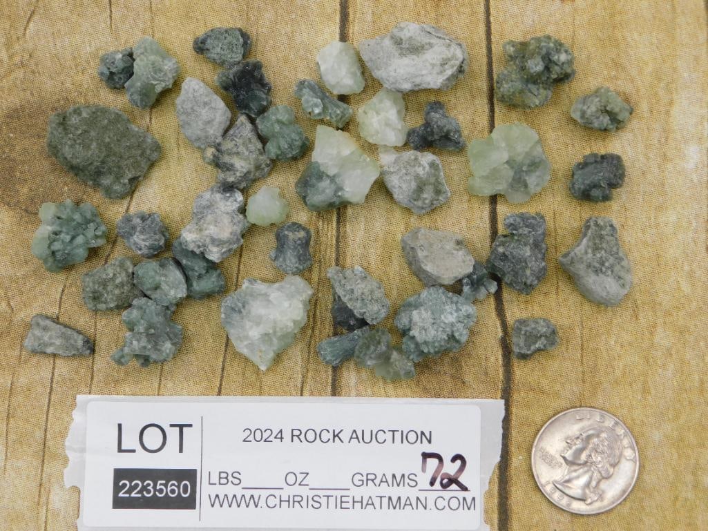 PREHNITE ROCK STONE LAPIDARY SPECIMEN - 2