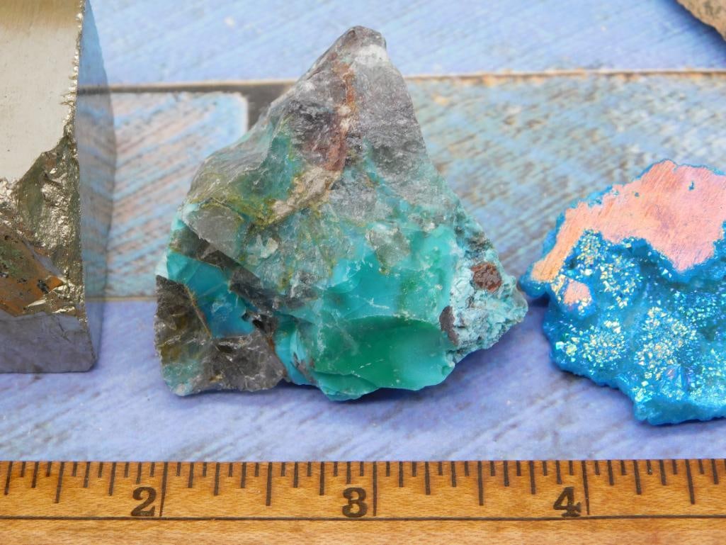 MIXED LOT ROCK STONE LAPIDARY SPECIMEN: MIXED LOT ROCK STONE LAPIDARY SPECIMEN - Part of our Discover Golden Attic, Crystals and Gems auction at HATMAN'S Auctions! Please see photos for measurements and condition. YES, we have in-house