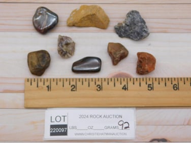 MIXED ROUGH LOT ROCK STONE LAPIDARY SPECIMEN