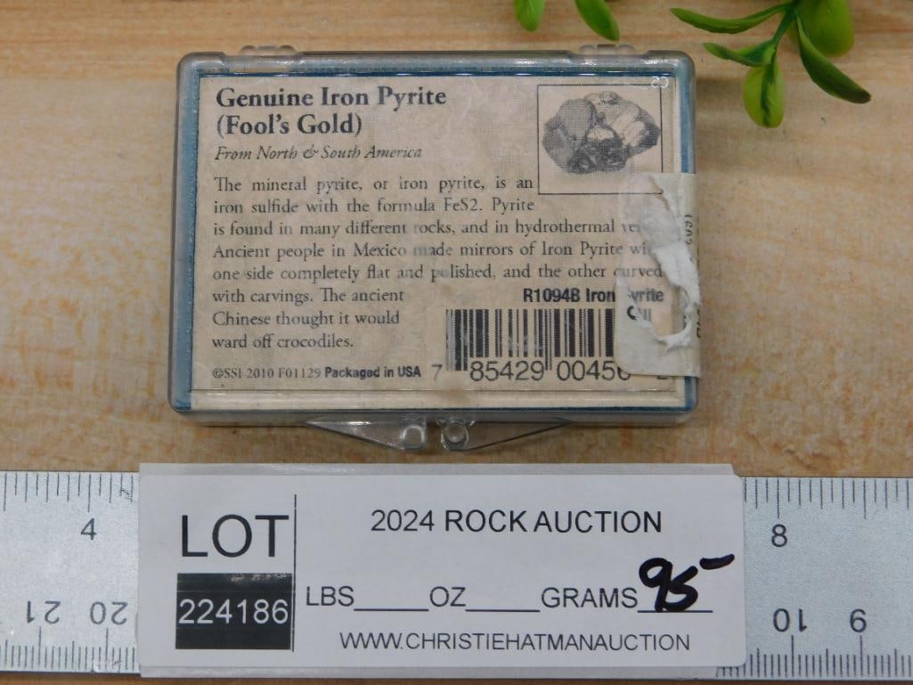 PYRITE ROCK STONE LAPIDARY SPECIMEN - 3
