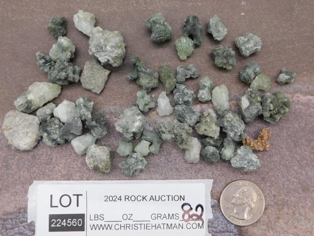 PREHNITE ROCK STONE LAPIDARY SPECIMEN - 2