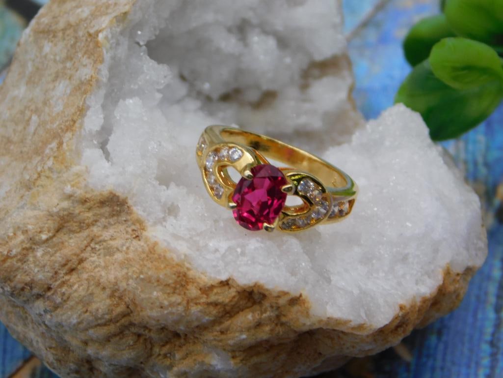 STONE RING ROCK STONE LAPIDARY SPECIMEN - 2