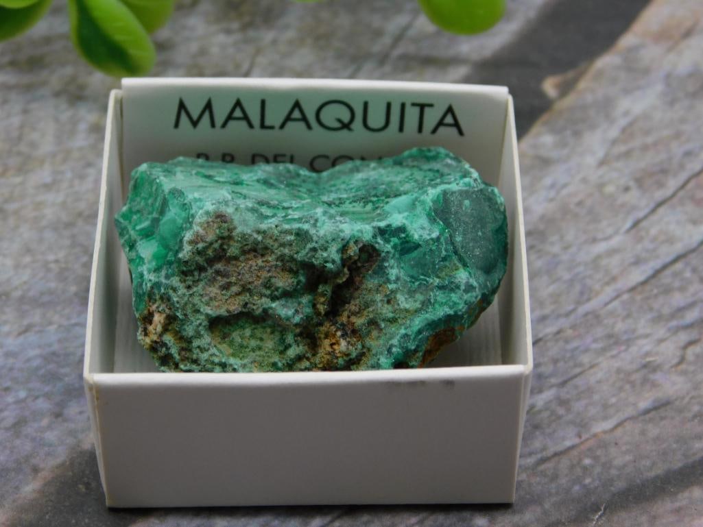 MALACHITE ROCK STONE LAPIDARY SPECIMEN: MALACHITE ROCK STONE LAPIDARY SPECIMEN - Part of our Discover Midnight Market, Crystals and Gems auction at HATMAN'S Auctions! Please see photos for measurements and condition. YES, we have in-house