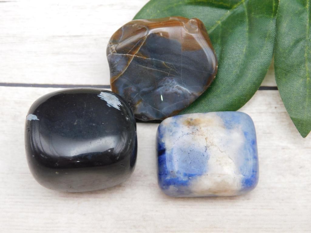 MIXED AGATE LOT ROCK STONE LAPIDARY SPECIMEN (1 of 2)