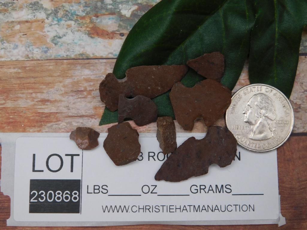 HAND KNAPPED ARTIFACT TOOLS ROCK STONE LAPIDARY SPECIMEN - 2