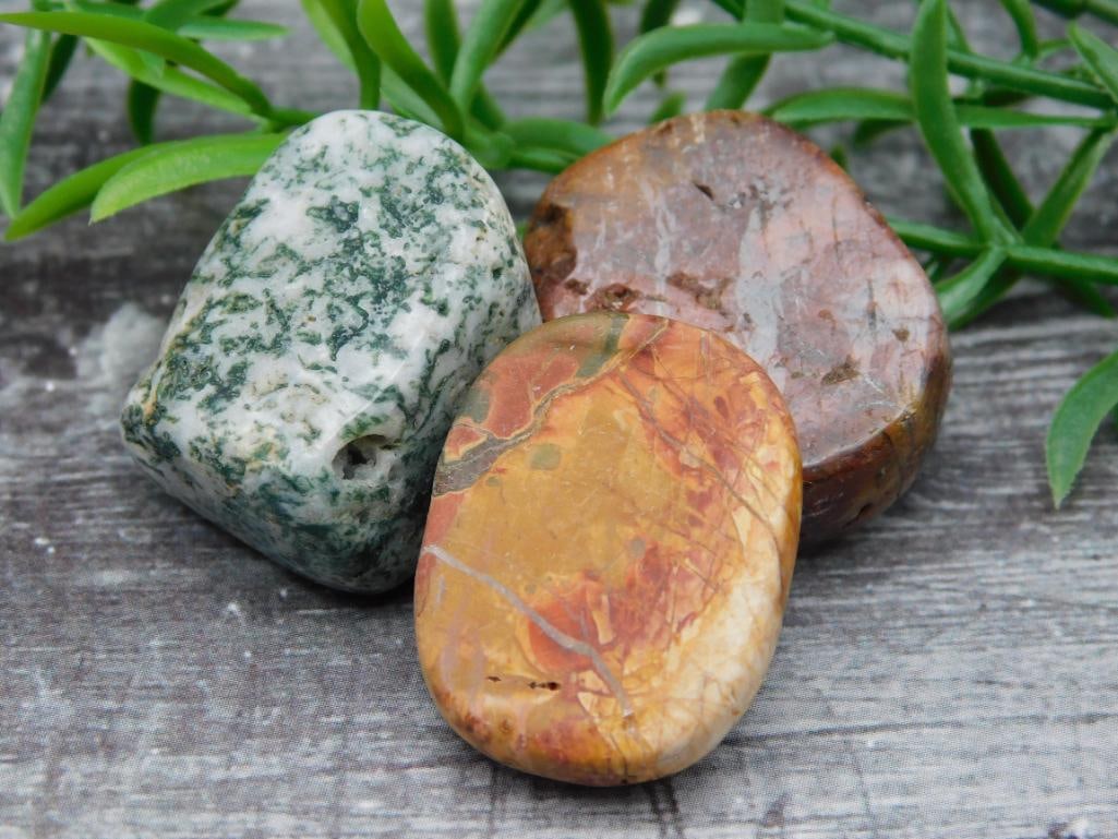 MIXED AGATE LOT ROCK STONE LAPIDARY SPECIMEN (1 of 2)