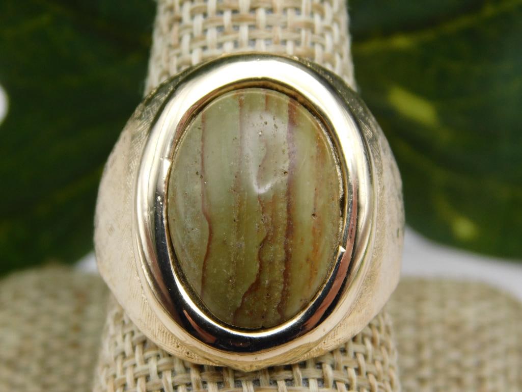 JASPER RING ROCK STONE LAPIDARY SPECIMEN (1 of 2)